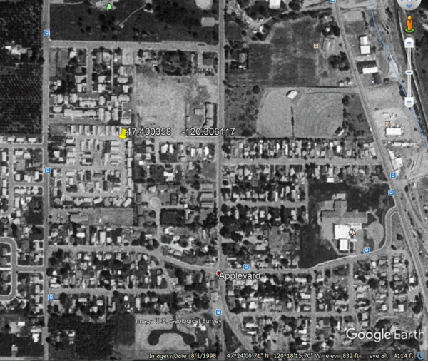 Chelan, Washington Wildland-Urban Interface in 1998