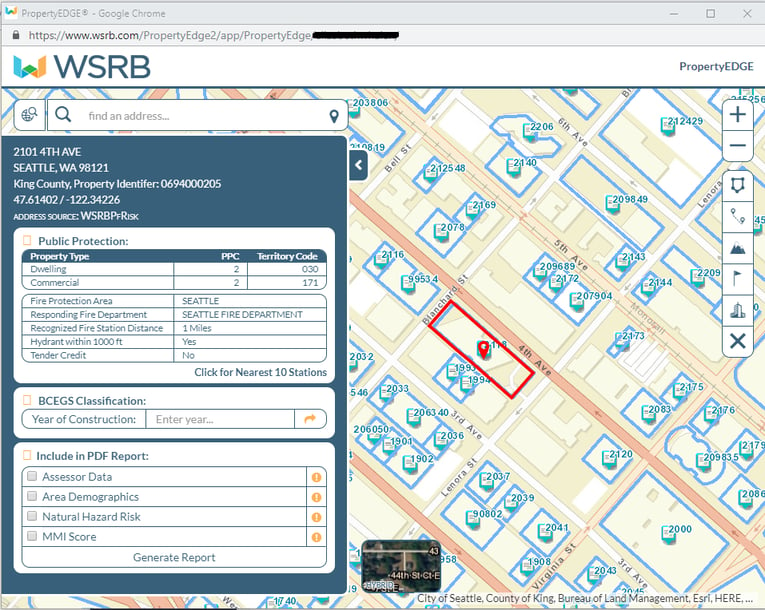 ZIP Code lookup in PropertyEDGE step 1